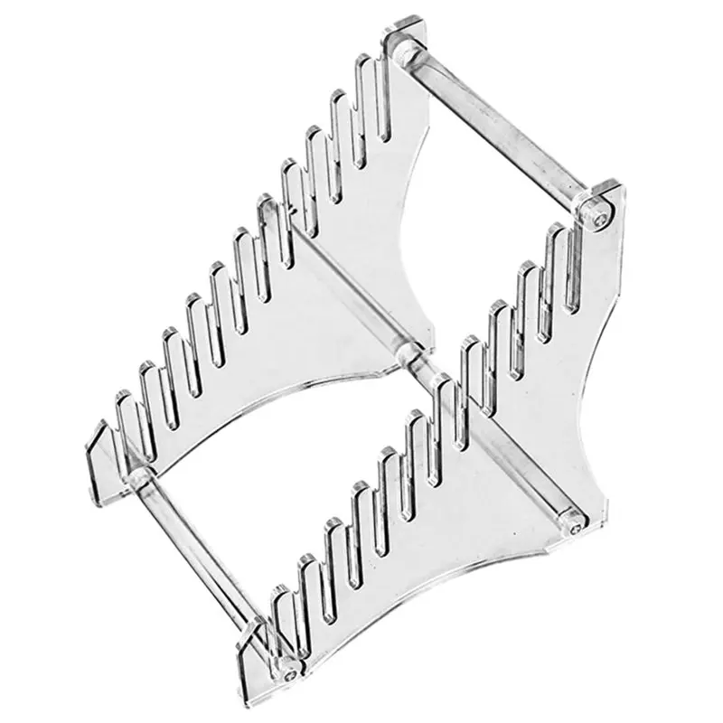 

N04R подставка для виниловых пластинок, прозрачная стойка для хранения на 12 альбомов, универсальная акриловая стойка для выставки товаров