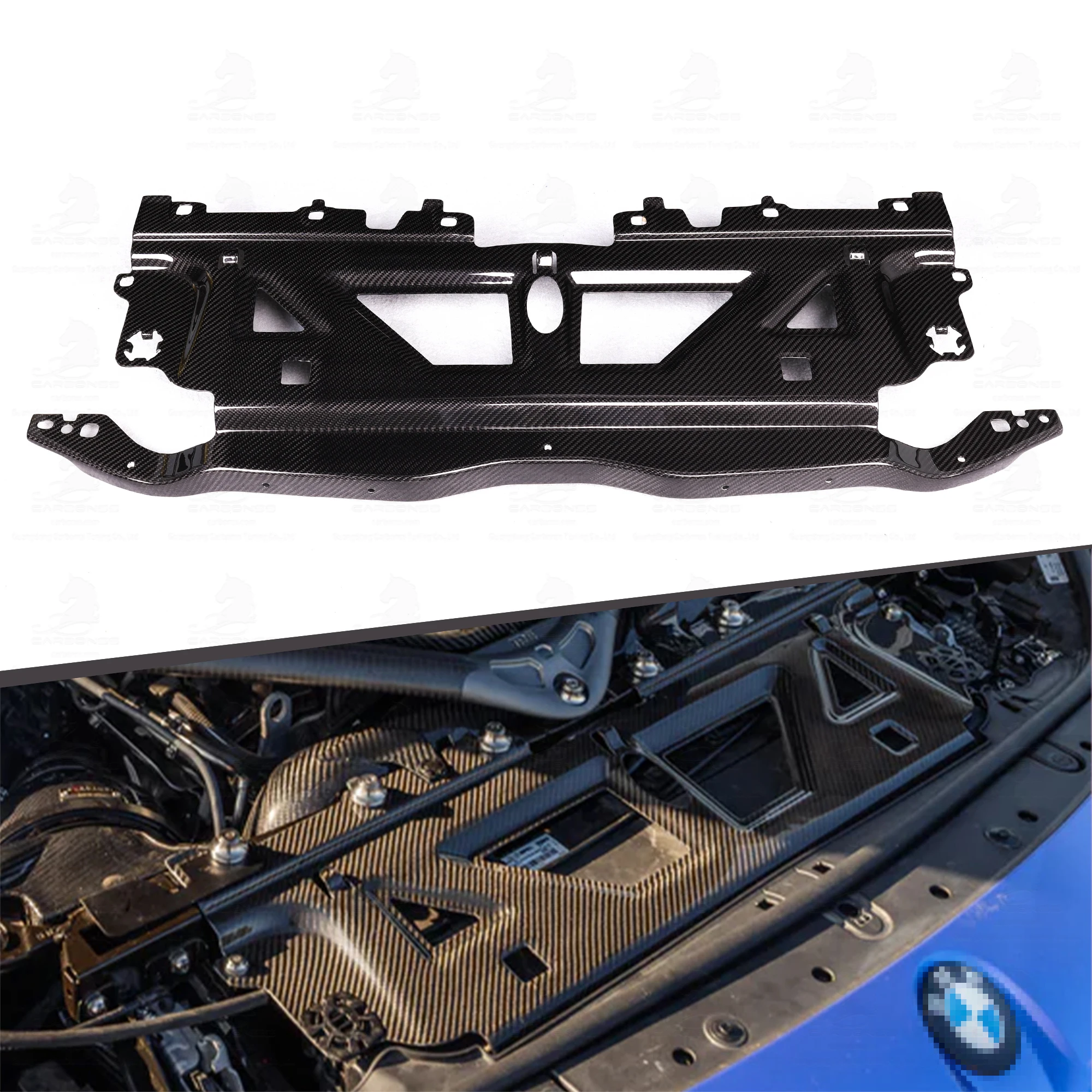 

Dry Carbon Cooling Shroud Panel Protection Upgrade Auto Parts for W G80 M3/G82/G83 M4 2021+