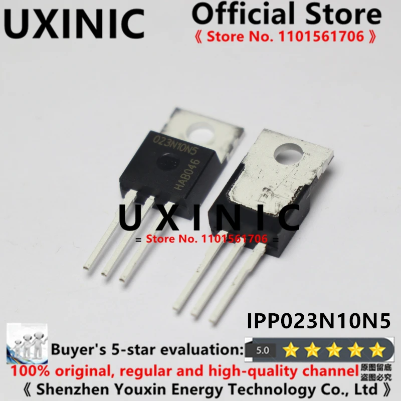 

UXINIC 100% New Imported Original IPP023N10N5 023N10N5 TO-220 N-channel MOS FET 100V 120A