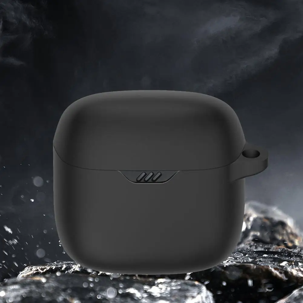 Capa protetora para fone de ouvido, à prova d'água, capa protetora de silicone premium para jbl tune flex 360 graus à prova de choque
