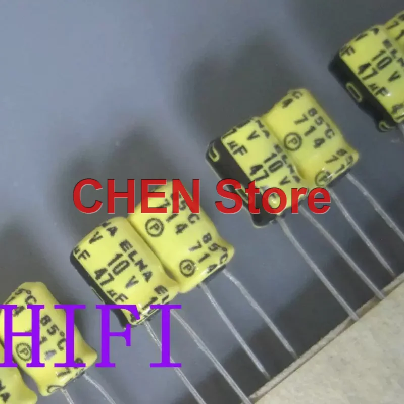 50PCS/lot original ELNA RC2 10V47UF 5X7MM 85C 47UF 10V electrolytic capacitor free shipping