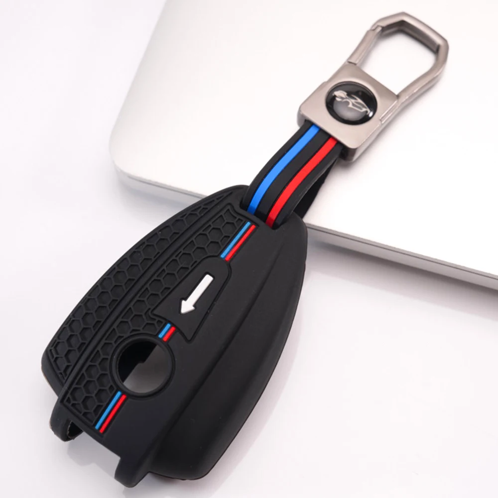 Key Fob Case With Keychain For BMW R18 R18B R18TC R1 Roctane R18 Classic 100 Years R18 719 Drop Resistant Anti Scratch Flexible