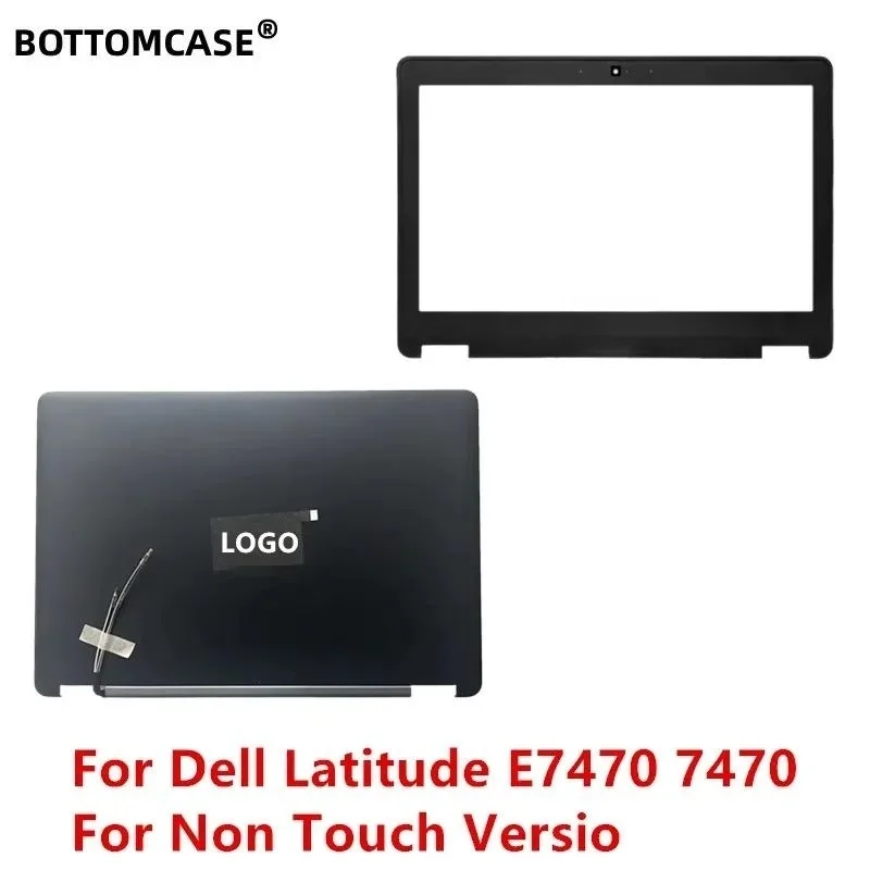 BOTTOMCASE  New For Dell Latitude E7470 7470 LCD Back Cover Front Bezel Case For  non touch version