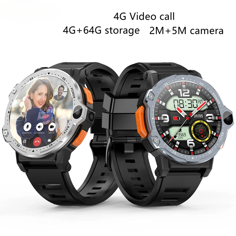 2025 Smart Watch Android Phone Watch Men Dual Camera 64G Memory Wifi Wireless SIM Card Google Play GPS Sports Watch PGD999