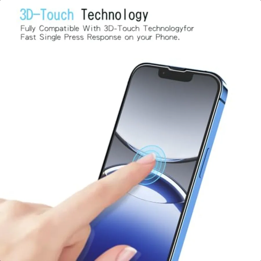 KAREEN Confezione da 2 pellicole protettive per iPhone 16e Pellicola in vetro temperato da 6,1 pollici Custodia antigraffio senza bolle Amichevole Facile da installare