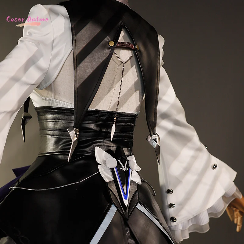 Zenless Zone Zero Vivian فستان مُصمم حسب الطلب زي موحد أغطية الرأس الطائر المحاكي الدعائم المعدنية حفلة الهالوين كرنفال المرأة