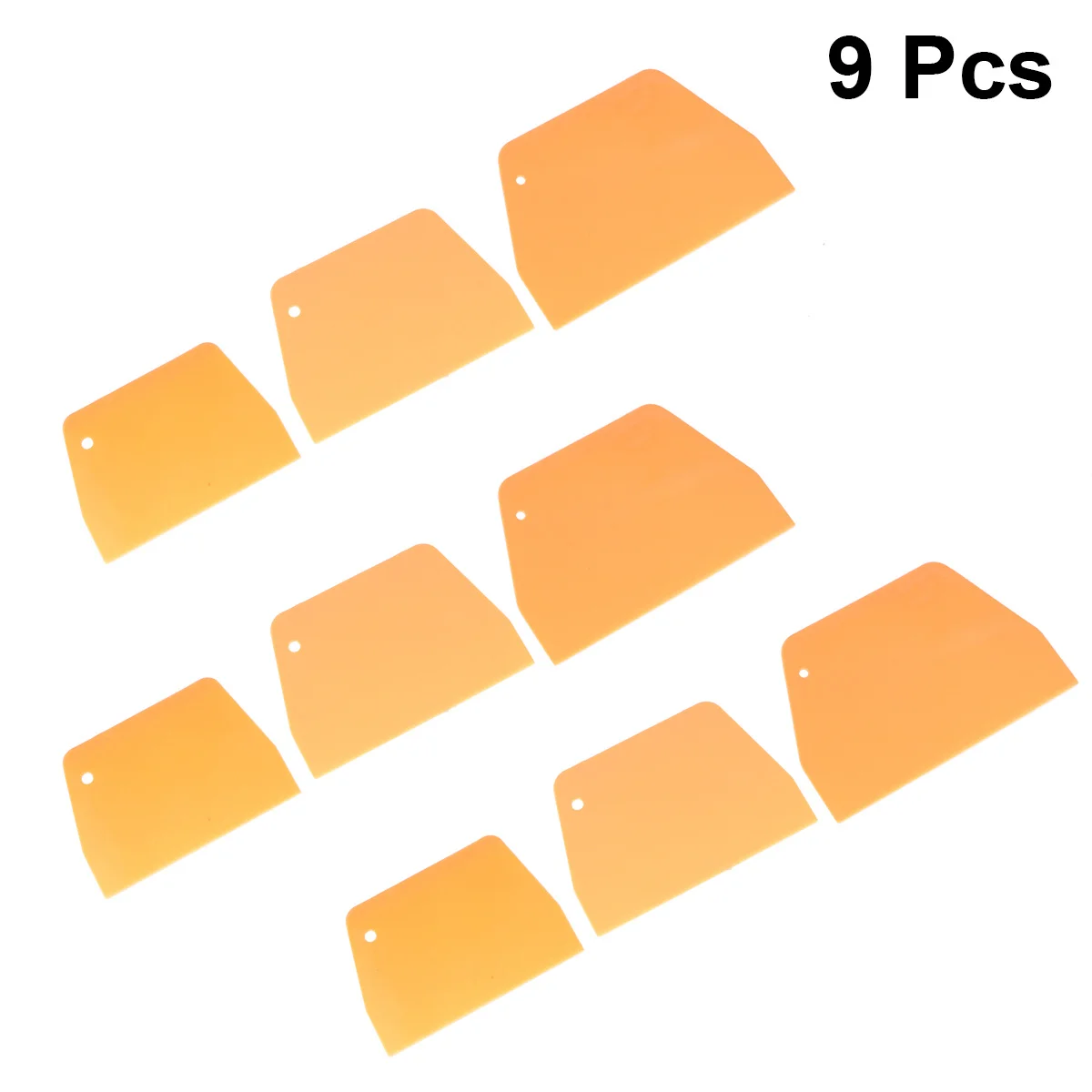 

8 шт. скребок для выпечки в форме лестницы, многофункциональный разбрасыватель масла, резак для кондитерских изделий, кухонный скребок для торта, средний, большой размер для выпечки