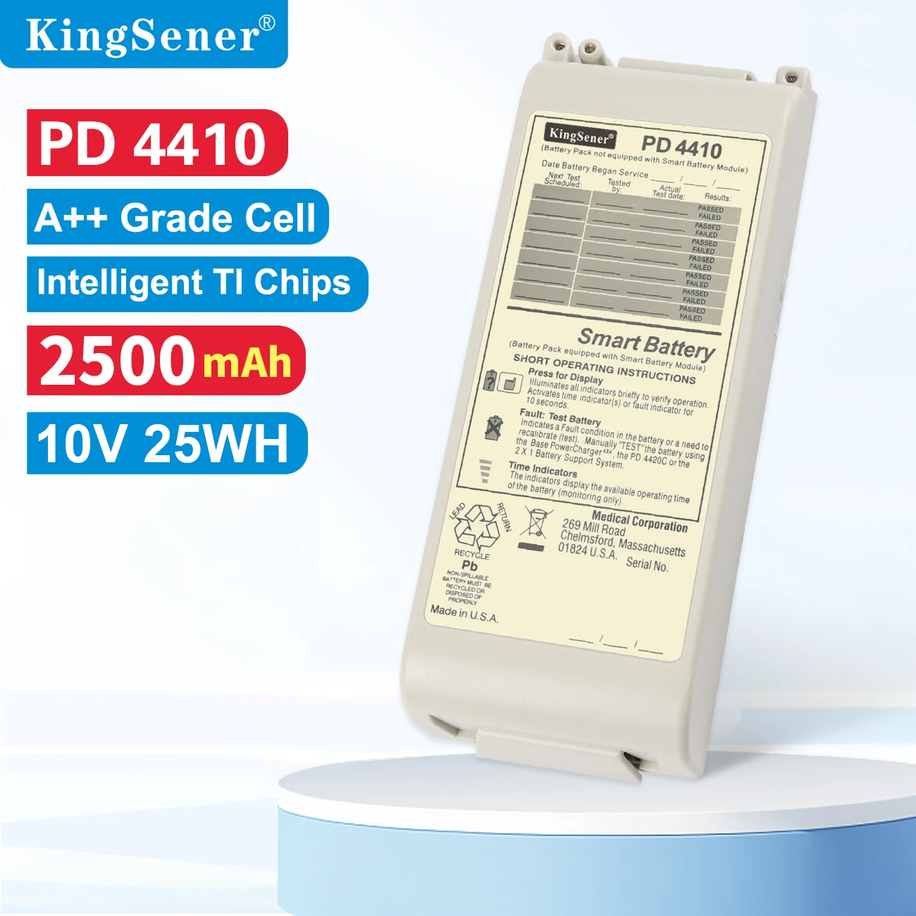8000-0299-01 Replacement Battery For Zoll PD1400 PD2000 PD1600 PD1700 M-Series (CCT)  E-Series AED Pro Defibrillator NTP2