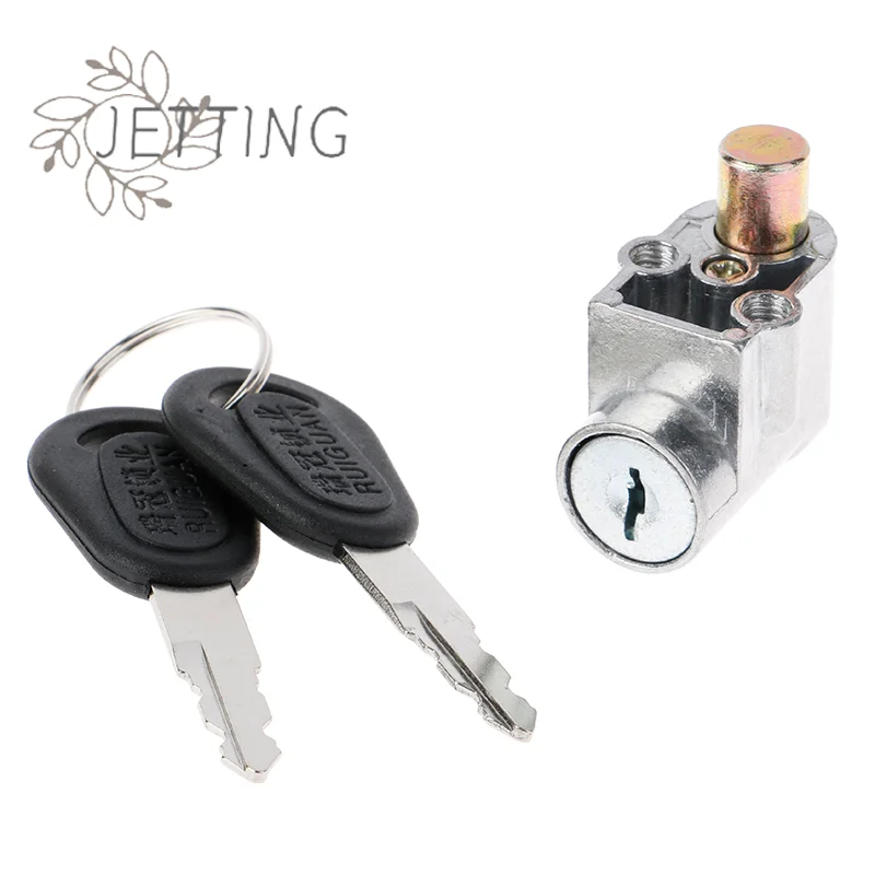 Hot Electric Car Anti-theft Ignition Lock Battery Safety Pack Box Lock + 2 key For Motorcycle Electric Bike Scooter E-bike