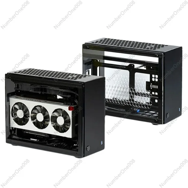 

Корпус A60S Mini-ITX, поддерживает блок питания SFX и водяное охлаждение 240 мм, прозрачная боковая панель, конструкция A4, корпус для ПК.