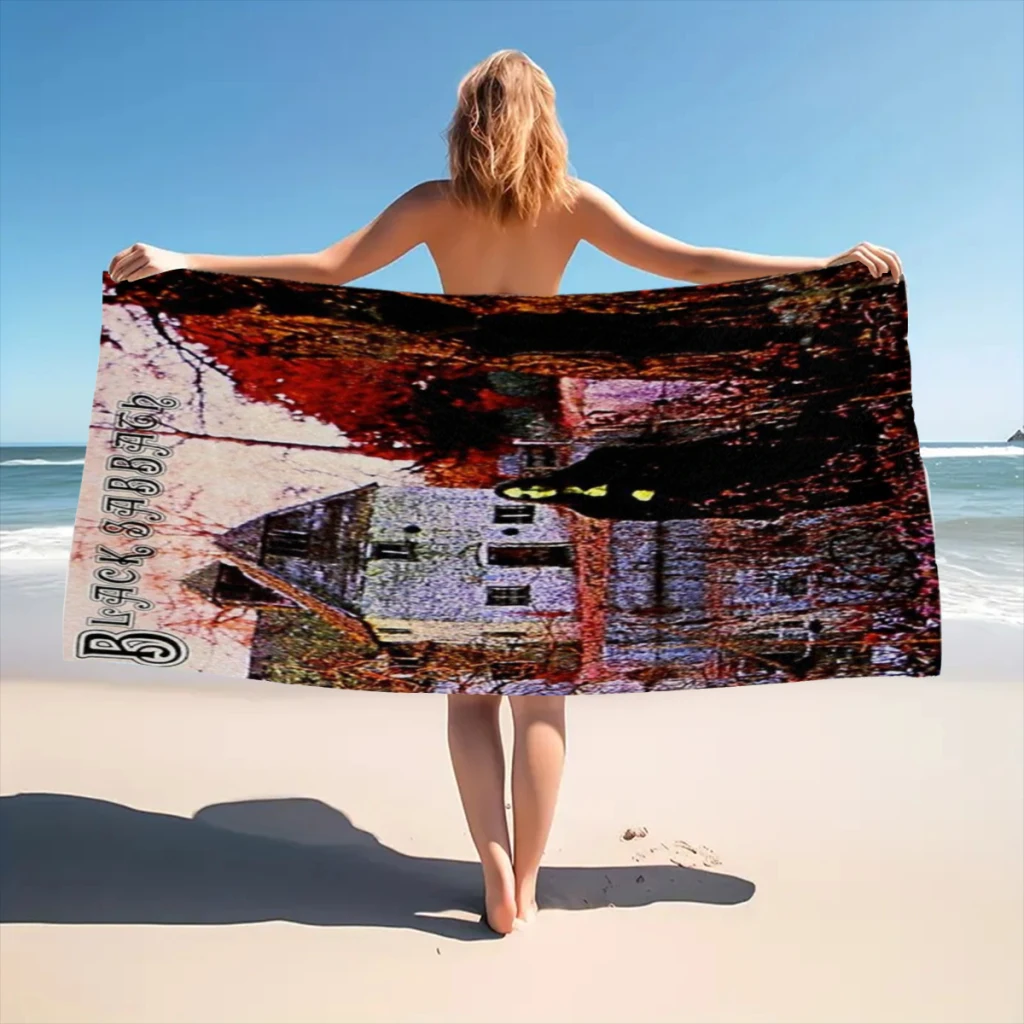 old house Beach Towel  Poncho Bathing Towels Cover-ups Quick Dry Sand Free Yoga Spa Gym Pool