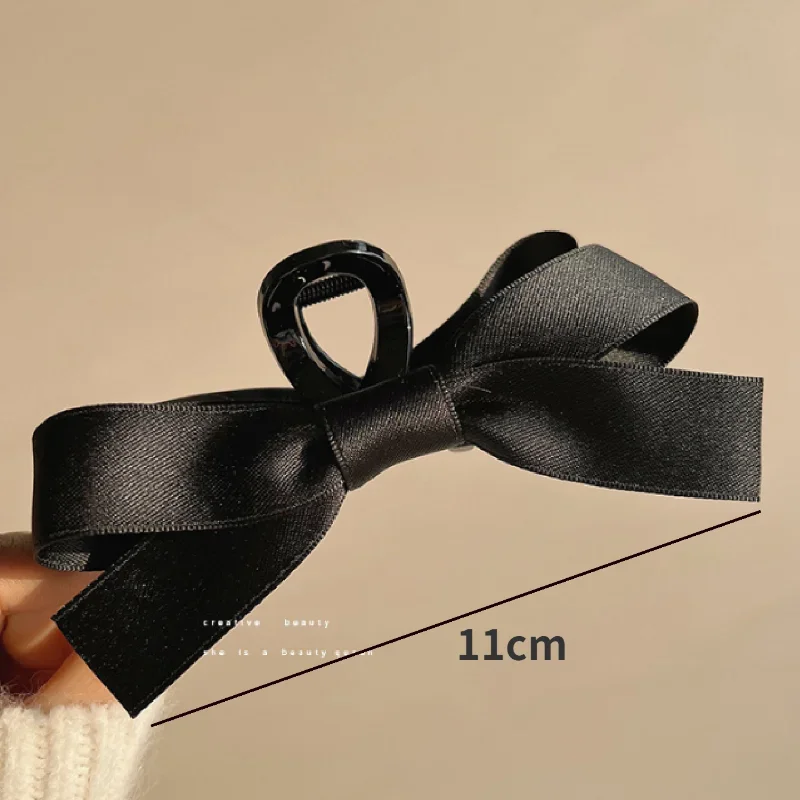 1pcs double-sided headdress bow black back head grab clip Bobby Pin