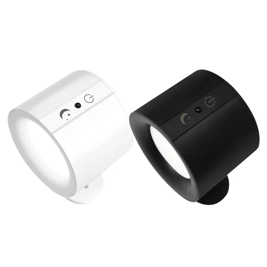 Applique murale LED double face avec télécommande à bande magnétique 360 ° Mode Rotation 3 couleurs adapté aux chambres, aux couloirs et aux bureaux