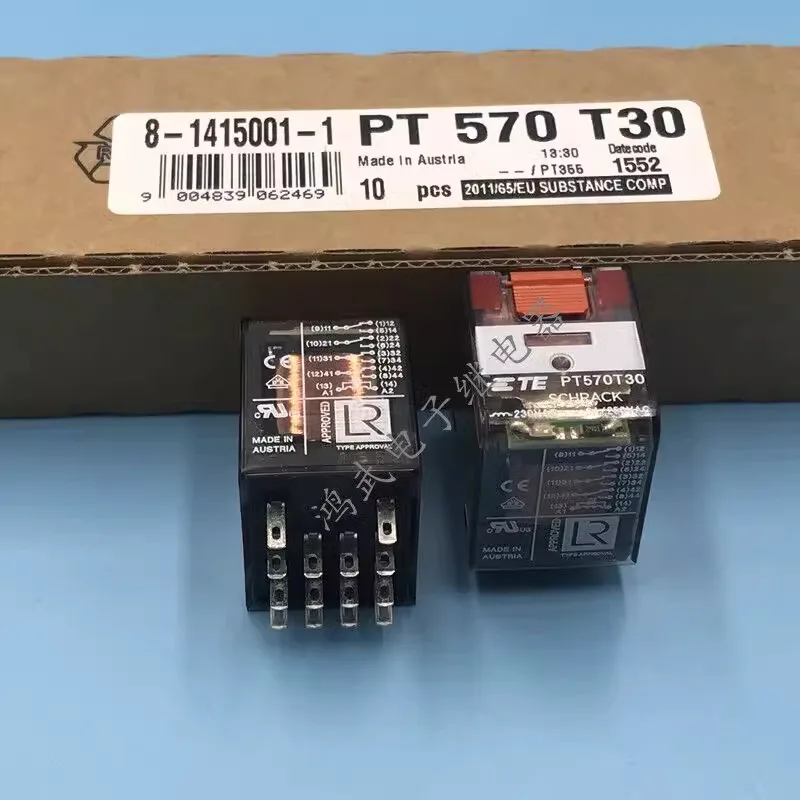 （Brand New Original）1pcs/lot 100% original genuine relay:PT570T30 AC230V 6A 14pins