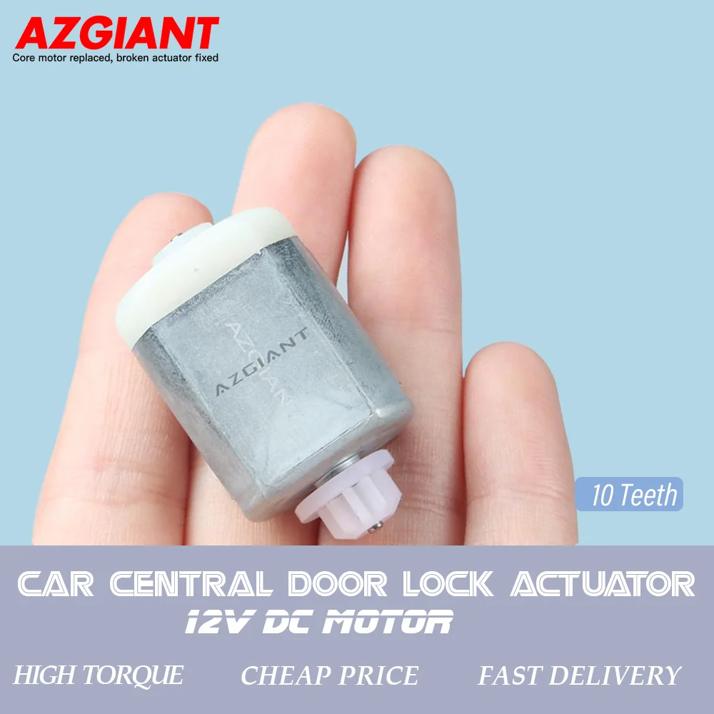 

AZGIANT 10teeth Central Door Lock Actuator 12V DC Motor Engine For 1995-2005 Pontiac Sunfire 16607732 Φ9.5*4.5MM