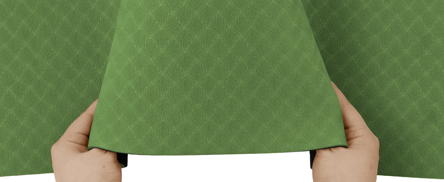 80cm/100cm Yoga Matte, Rutschfest TPE Gymnastikmatte für Pilates, Fitness & Training, Sportmatte für Yoga, Pilates & Gym – Detail 6