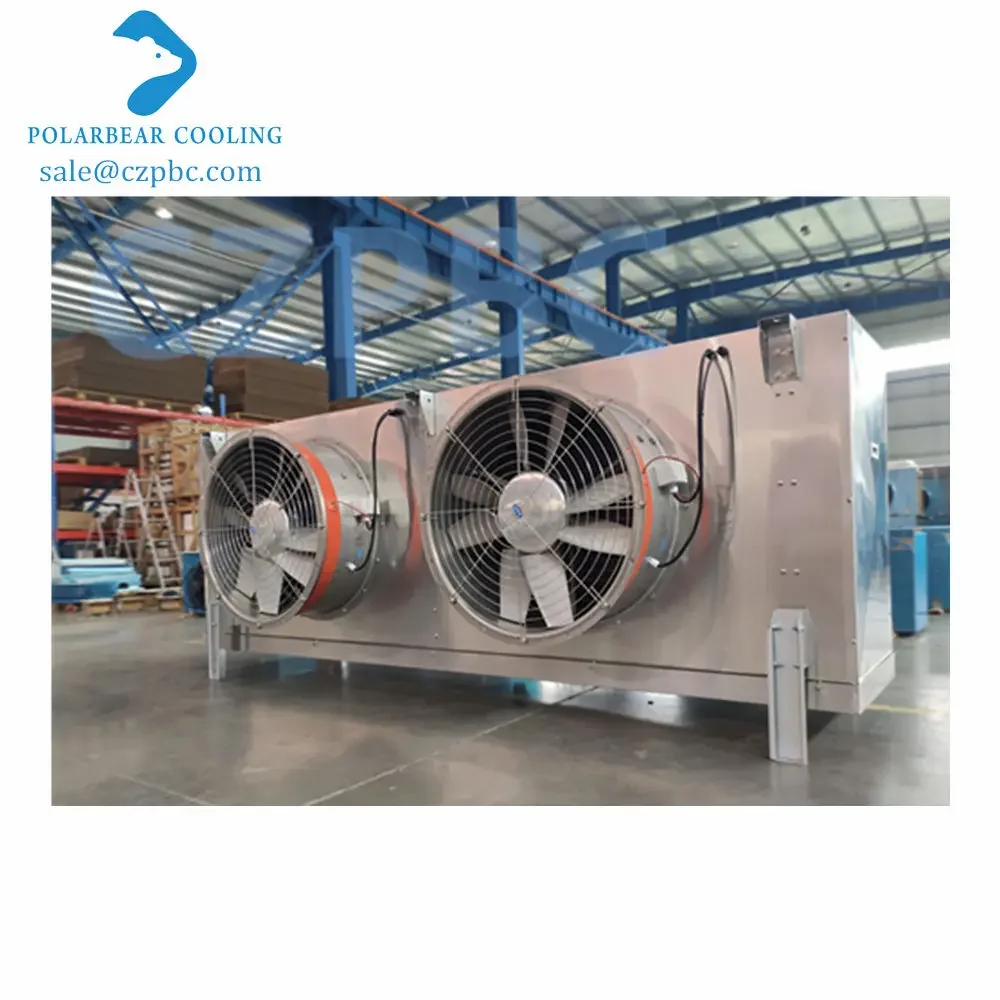 Factory Price Industrial Evaporative Air Cooler Fan Evaporator Cooling System For Freezer Room