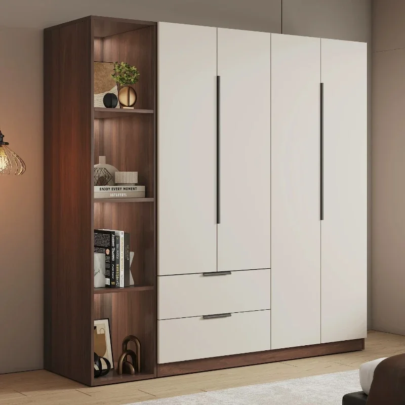 French Built In Wardrobes Wooden House Storage Organizer Wardrobes Armoire Craft Guarda Roupa Solteiro Living Room Furniture