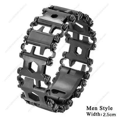 Multifunctional Tool Bracelet, Outdoor Survival Gear for Men, Webbing Accessory