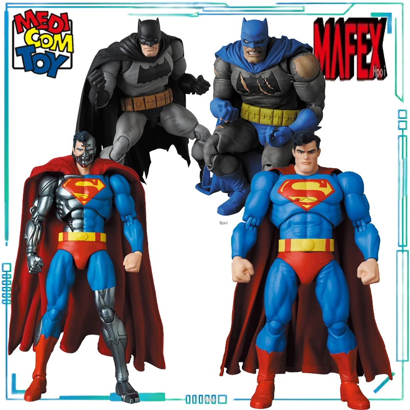 

Игрушка Medicom Toy: Оригинальная серия MAFEX, Бэтмен и Механический Супермен, готовая мобильная модель, изысканная коллекционная игрушка