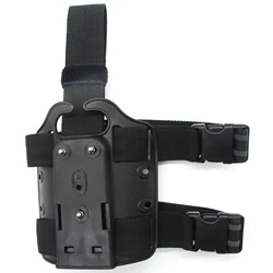 Universal leather case shooting Drop Leg Platform hunting battle Thigh Holster G17 m9 tactical Thigh Cover Gun Case accessories