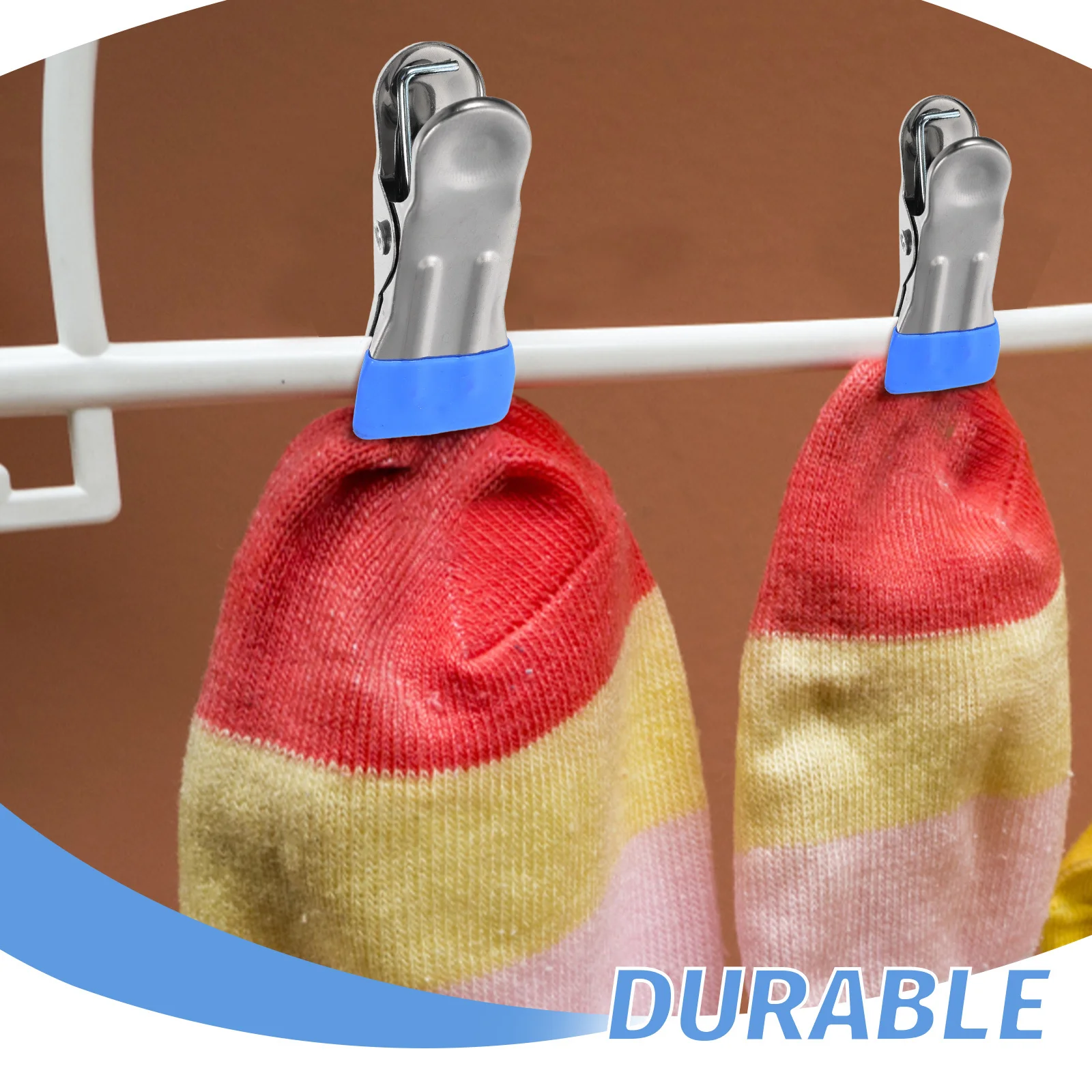 

30Pcs Sturdy Pool Cover Retainers Non-Deformable High-Performance Clips for Hanging Quilts Socks and Clothes Multipurpose Metal