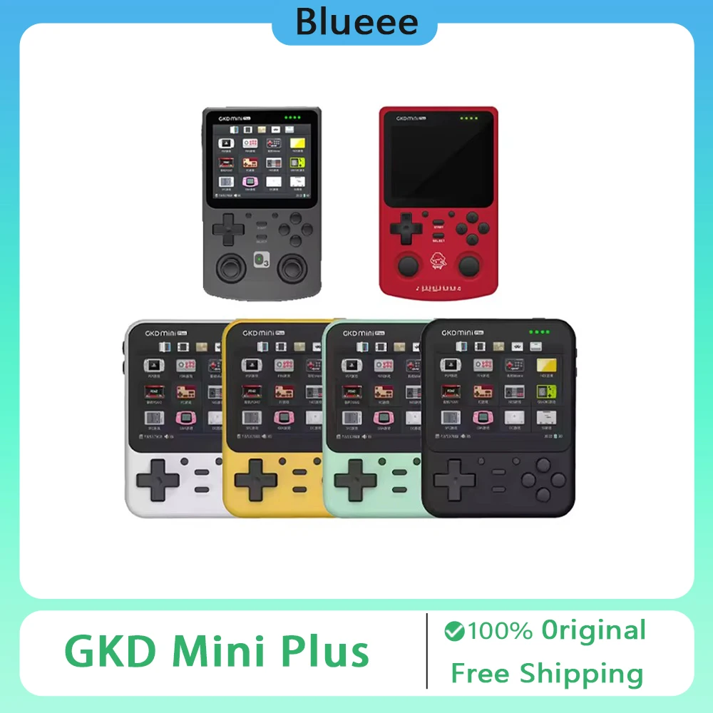 

GKD Mini Plus Retro Game Console Open Source Wireless 3.5 Inch Wireless Mini Portable Handheld Game Console Gamer Gift