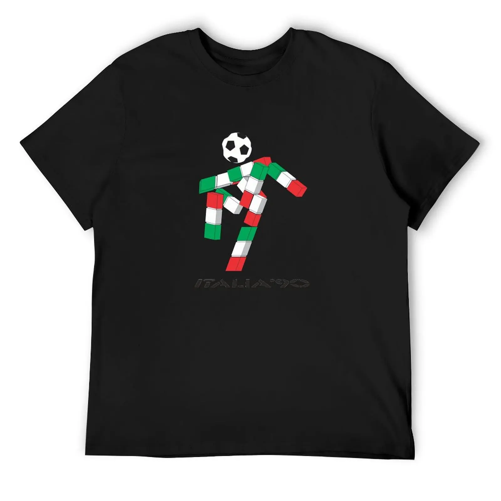 

Italia 90 Footballer Logo T-Shirt quick drying man t shirt plus sizes anime shirts men