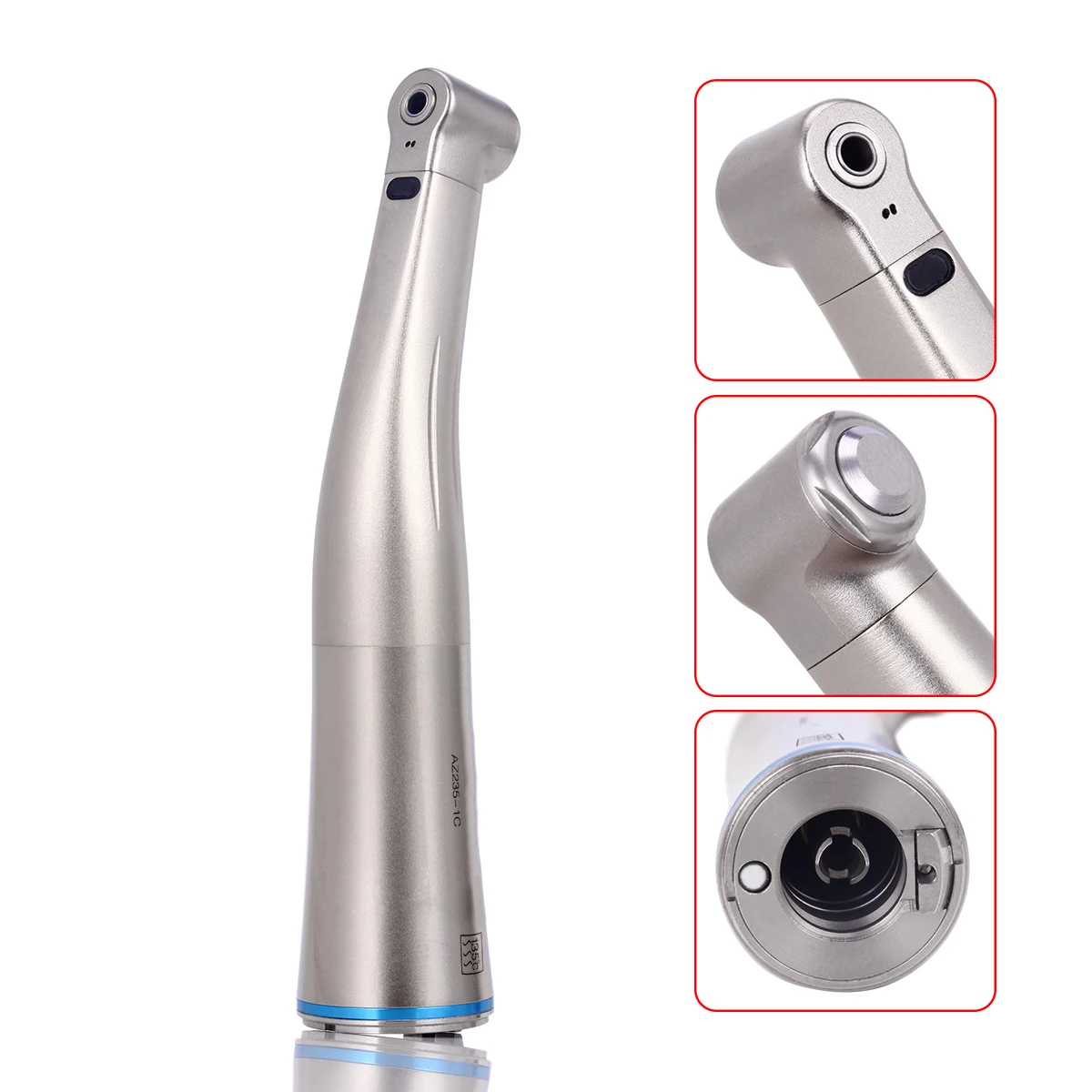 AZDENT Dental Brushless LED Micro Motor Internal Spray Electric Motor  E type Contra Angle Low Speed Handpiece Dental Equipment