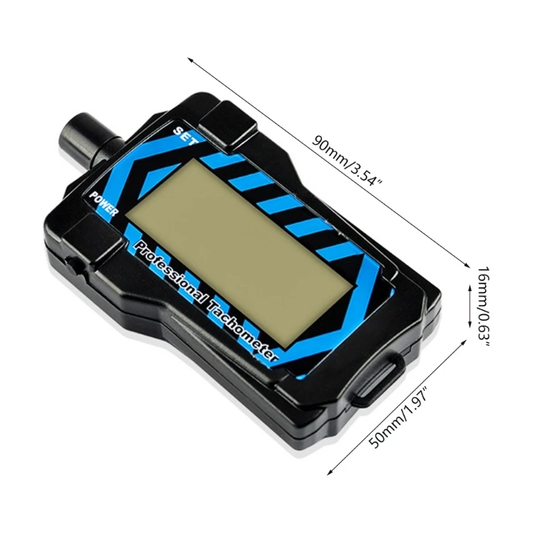 Accurate Speed Meter Digital Optical Tachometer for Aircraft Propellers Rotations