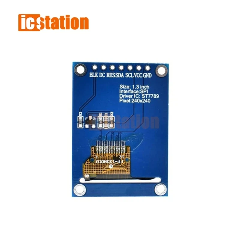1.3 inch 240*240 IPS Screen ST7789 Drive IC SPI Communication 3.3V Voltage SPI Interface Full Color LCD OLED Display