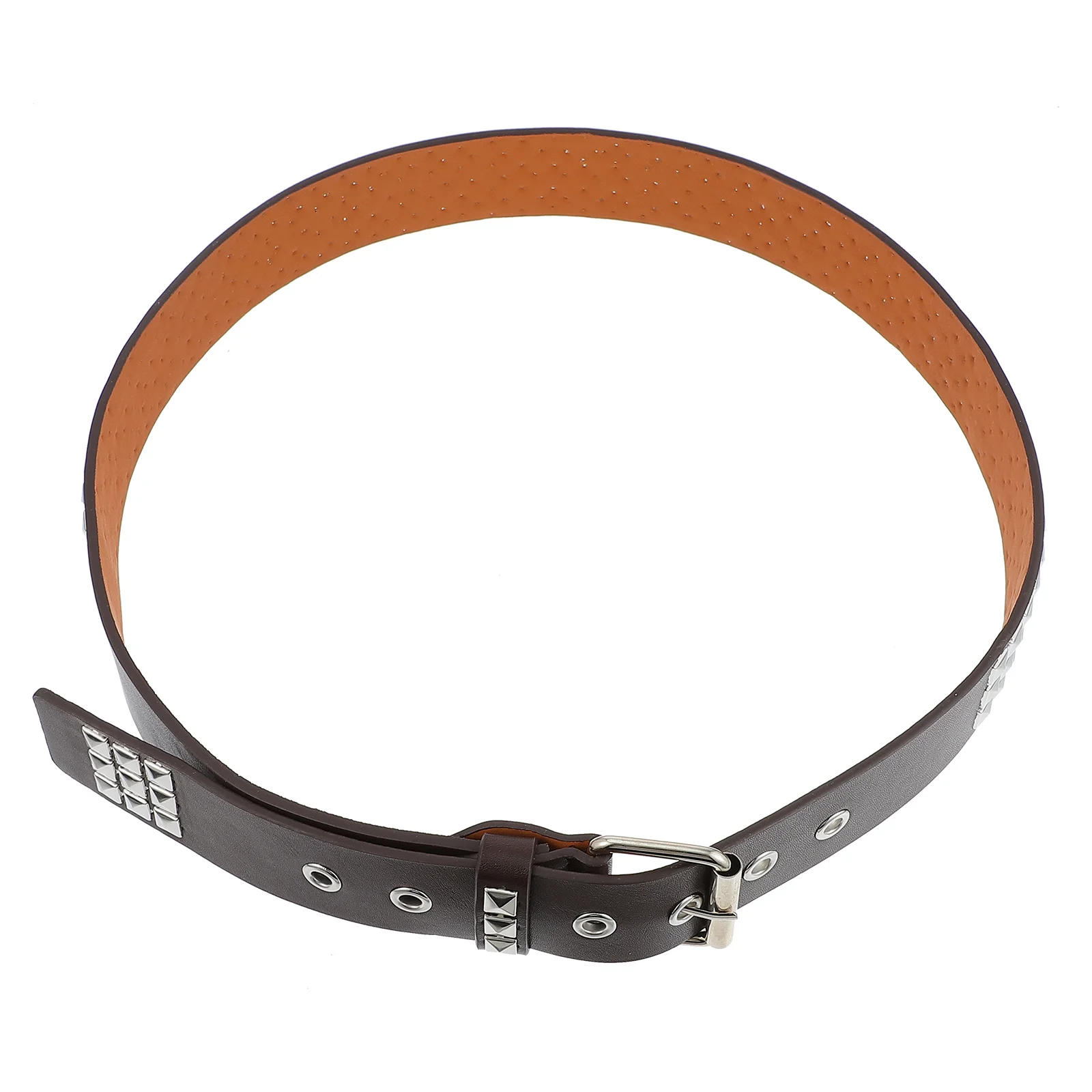 

Rivet Belt Decorative Waistband Fashion Durable PU Lightweight Store Daily Banquets Parties Holiday Use