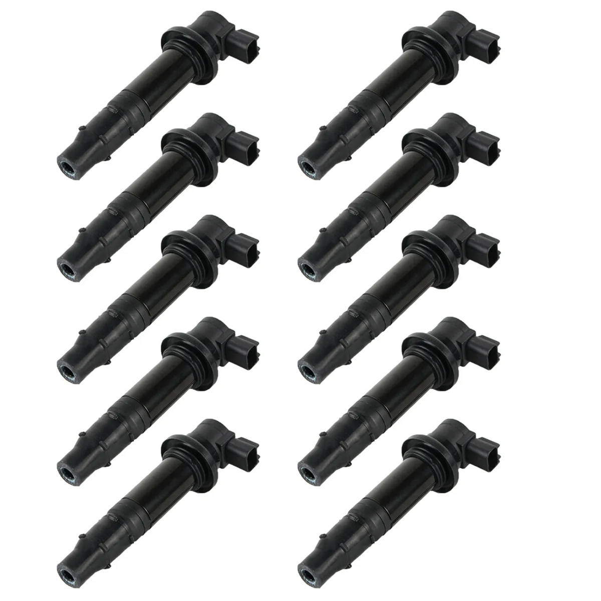 10Pcs Ignition Coils for Yamaha MT-07 YZF R6 R6S R1 FZ1 FZS1 FZ8 V-MAX F6T558, 5PW-82310-00-00, 5SL-82310-00-00