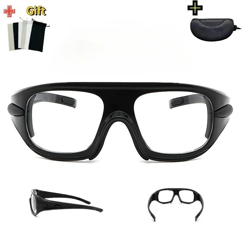 Myopia Customizable Protective Sports Goggles:Shatterproof, Detachable Temple for Basketball Football | Outdoor Safety Eyewear