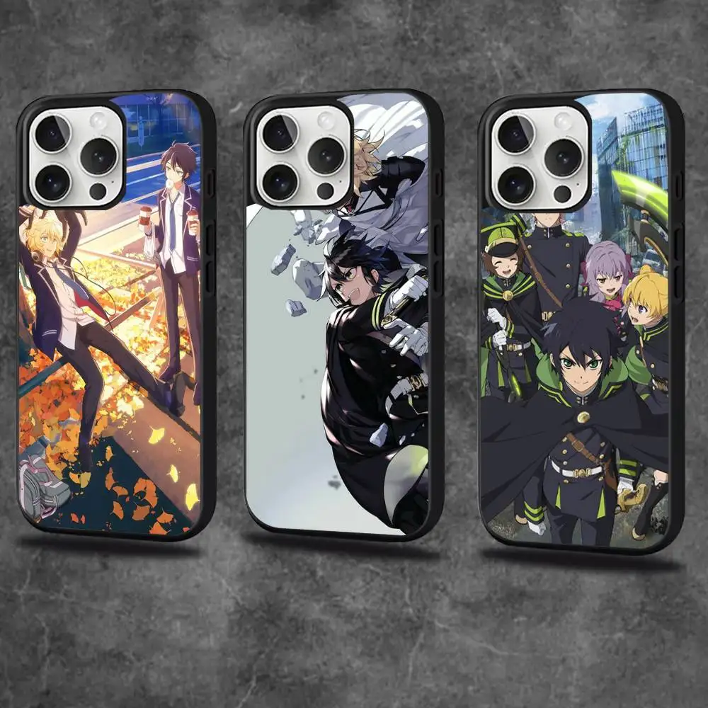 

Seraph Of The End Phone Case For iPhone 17,16,15,14,13,12,11,Pro,Max,Plus,Mini,SE4,E Magnetic Magsafe Wireless Charging