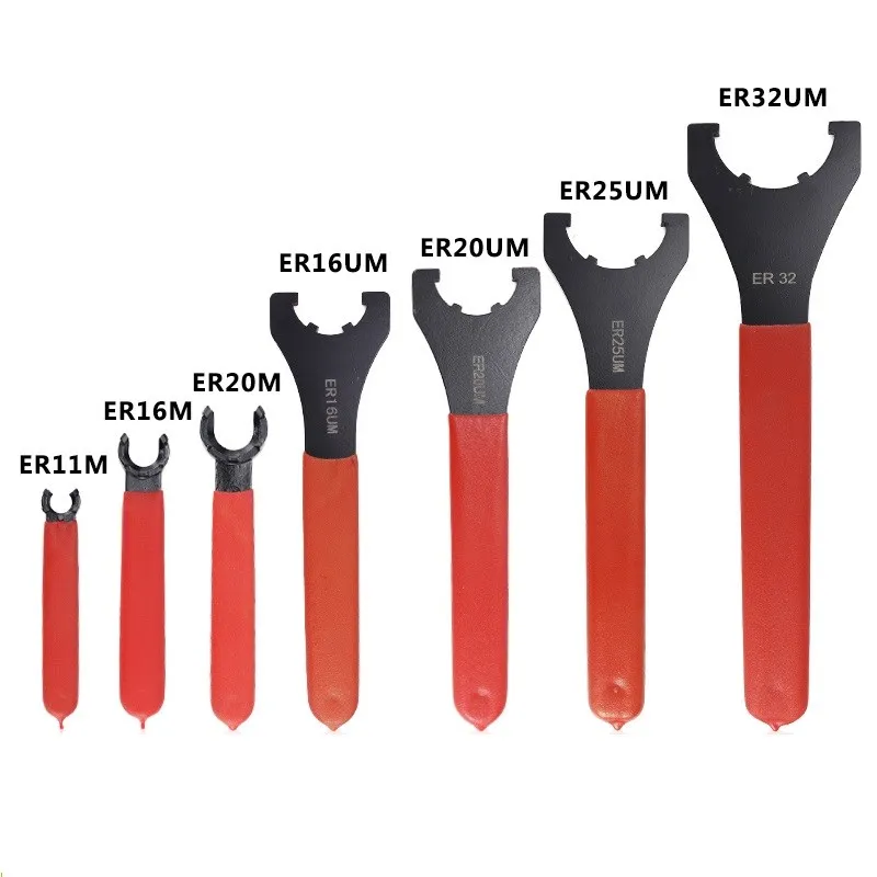 ER Spanner ER11/16/20  M Type ER Wrench CNC Lathe Tools Collet Chuck Nut Wrench Spanner End Milling Bit Holder