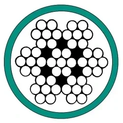 7X7 304 Stainless Steel Wire Rope with PVC Coating Softer Fishing Coated Cable Clothesline Traction Rope