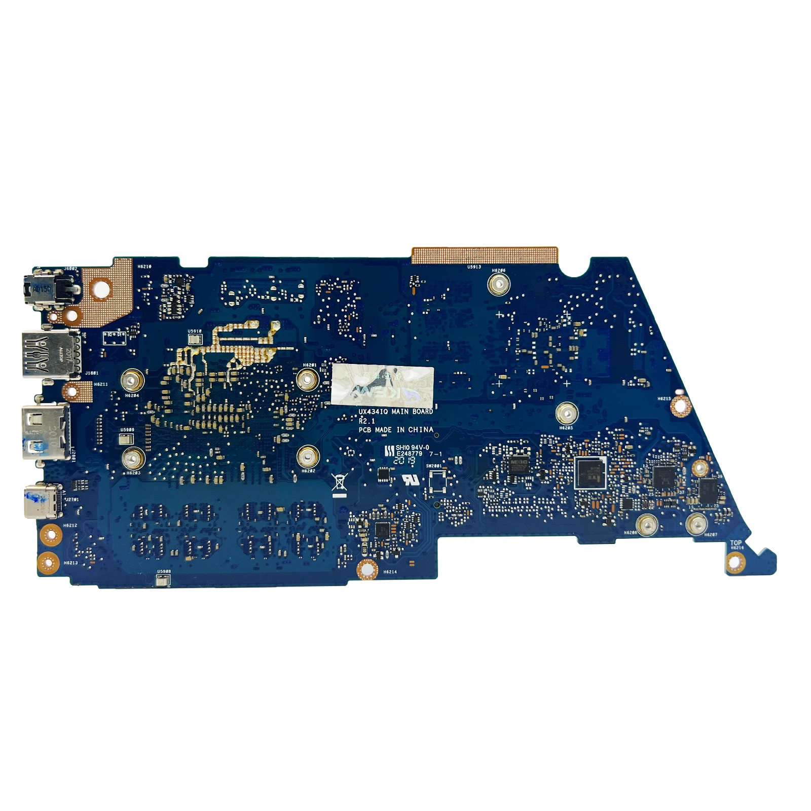 UX434IQ Notebook Mainboard For ASUS Zenbook UX434IQ Q407IQ UX434I UX434 Laptop Motherboard CPU R5 4500U 8G RAM MX350