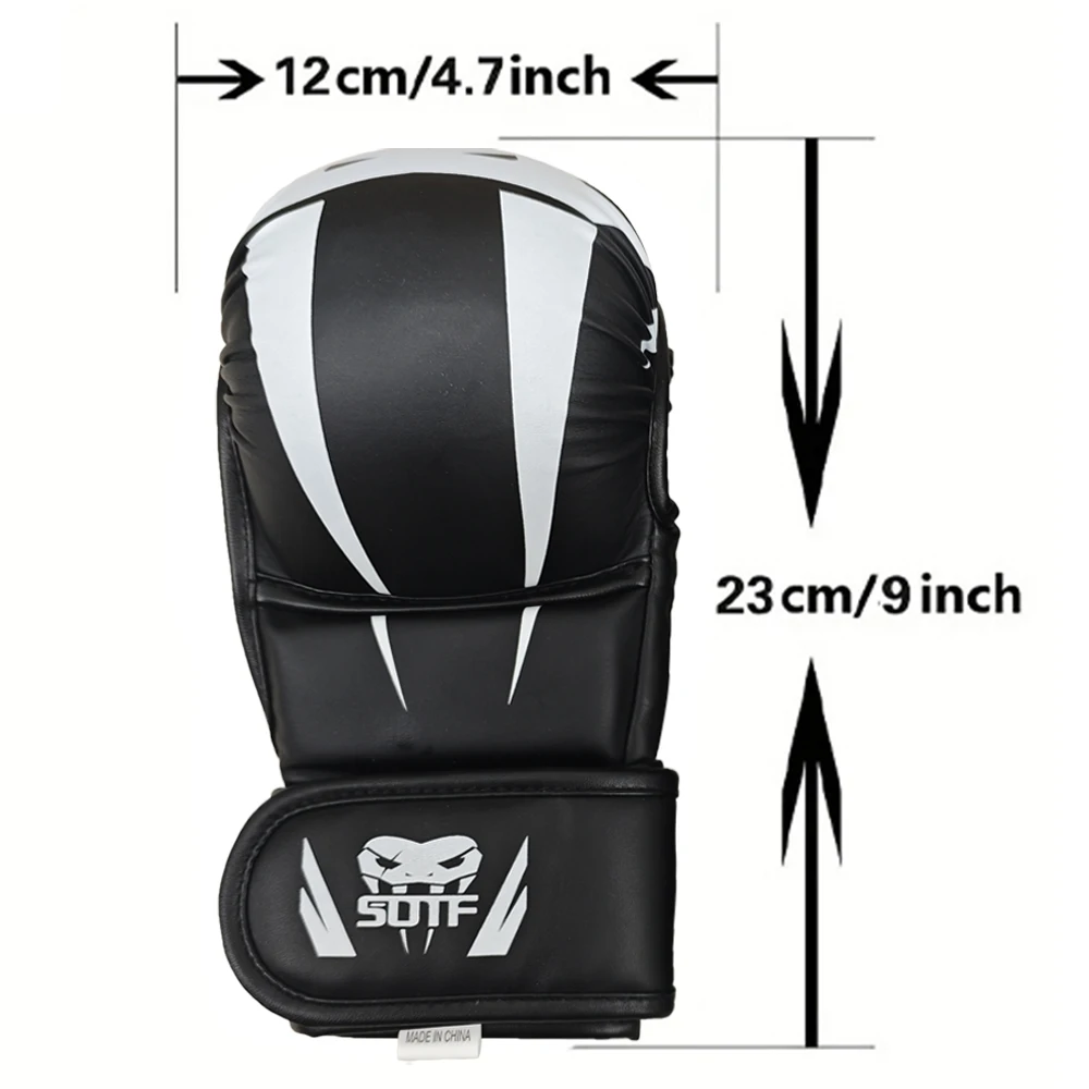 المهنية MMA قفازات الملاكمة بولي Leather الجلود MMA القتال فنون الدفاع عن النفس قفازات ملاكمة الكاراتيه الملاكمة التايلاندية قفازات التدريب الرجال #6