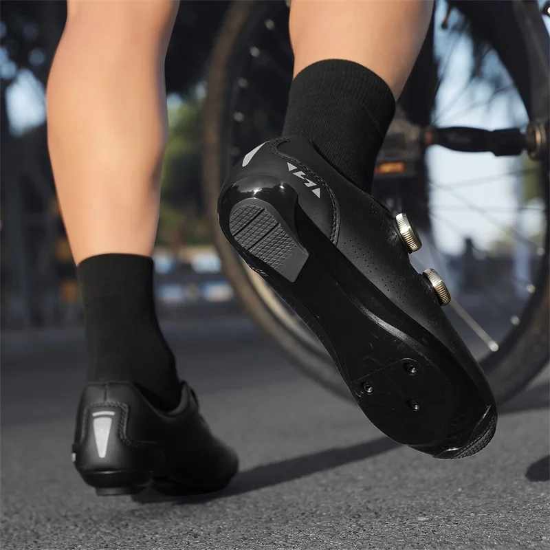 Herren Fahrradschuhe Radsport Schnellverschluss-Schuhe MTB Rennrad Unisex Profi-Rennschuhe Modische Gummi-Flachschuhe – Detail 22