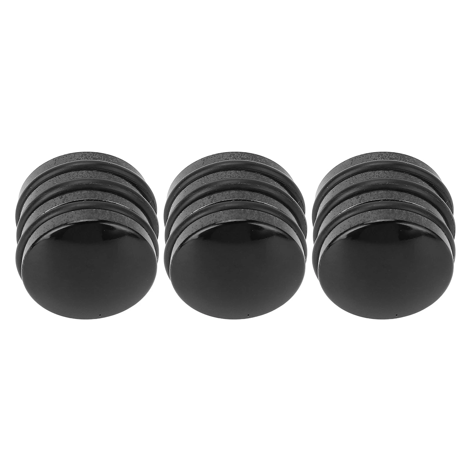 3pcs O Ring Guitar Knob Anti Slip Grip Metal Electric Guitar Potentiometer Control Knob for Bass Guitar