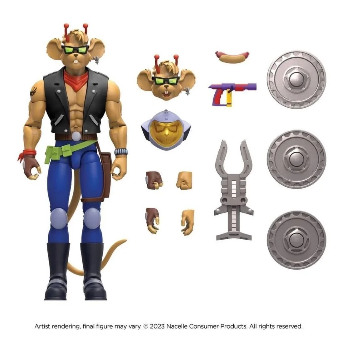 Nacelle Biker Mice From Mars Throttle Modo Vinnie Action Figure Mice Bike From Mas Anime Figures Model Doll Toy  Gifts