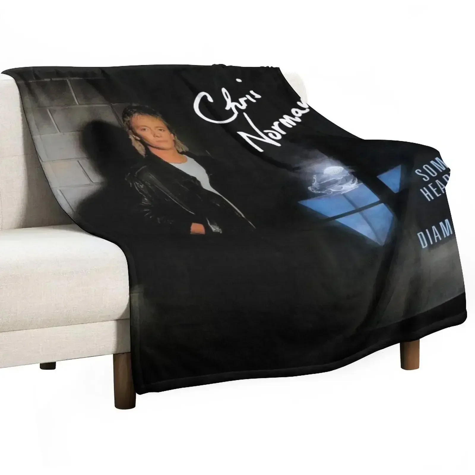 Chris Norman some hearts are diamonds Throw Blanket halloween blankets ands Sofas heavy to sleep Camping Bed Blankets