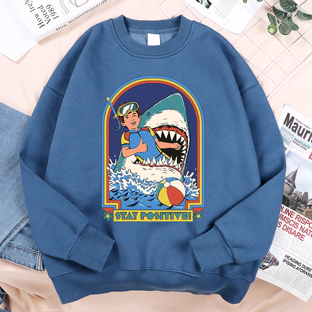 Being In A Desperate Situation Stay Positive Männer Hoodie Casual Fleece Sweatshirt Herbst Warme Pullover Mode Lose Sportswears – Detail 31