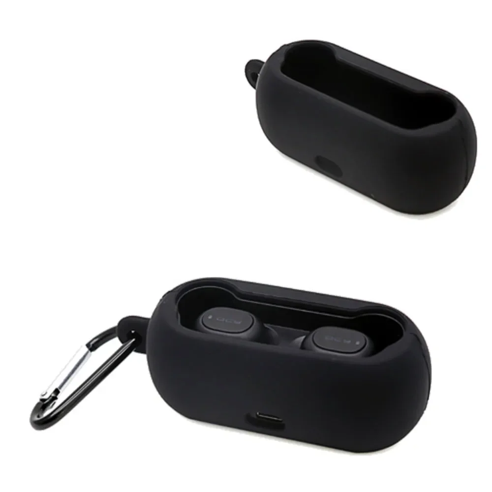 Waterdichte siliconen beschermhoes voor oordopjes, compatibel met SoundPEATS TrueFree QCY T1 draadloze oordopjes