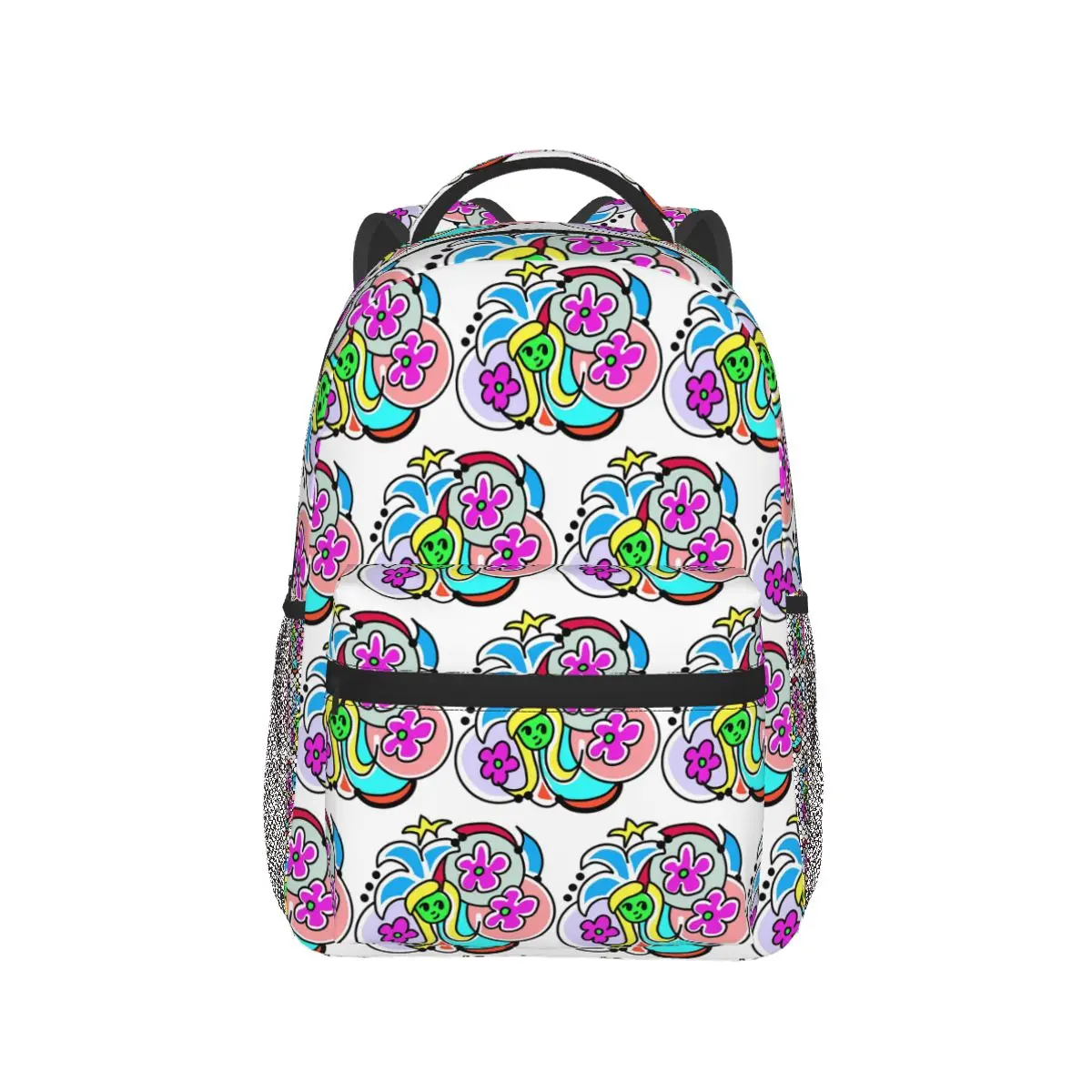 

Coloring Book Meets Graffiti Art Backpack Hot Sale Daypack Large Capacity Children BookBag School Bag Shoulder Bags Men Women