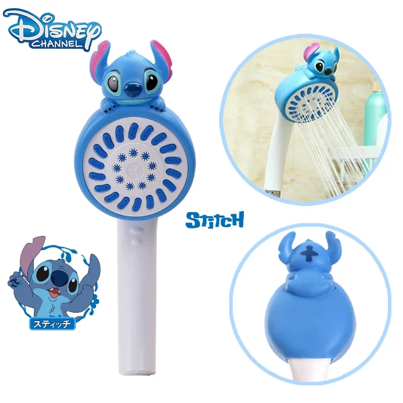 Disney Stitch Take Shower Head Cute Portable Shower Head Cartoon Party Child Gift Decorate Baby Shower Decorations