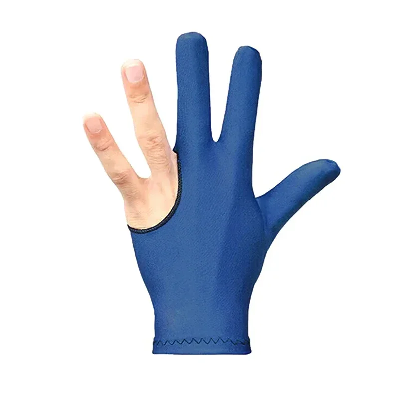 三本指グローブ プールグローブ 左手用 平均サイズ ビリヤード用品 スムース ビリヤードグローブ スヌーカー ビリヤードグローブ