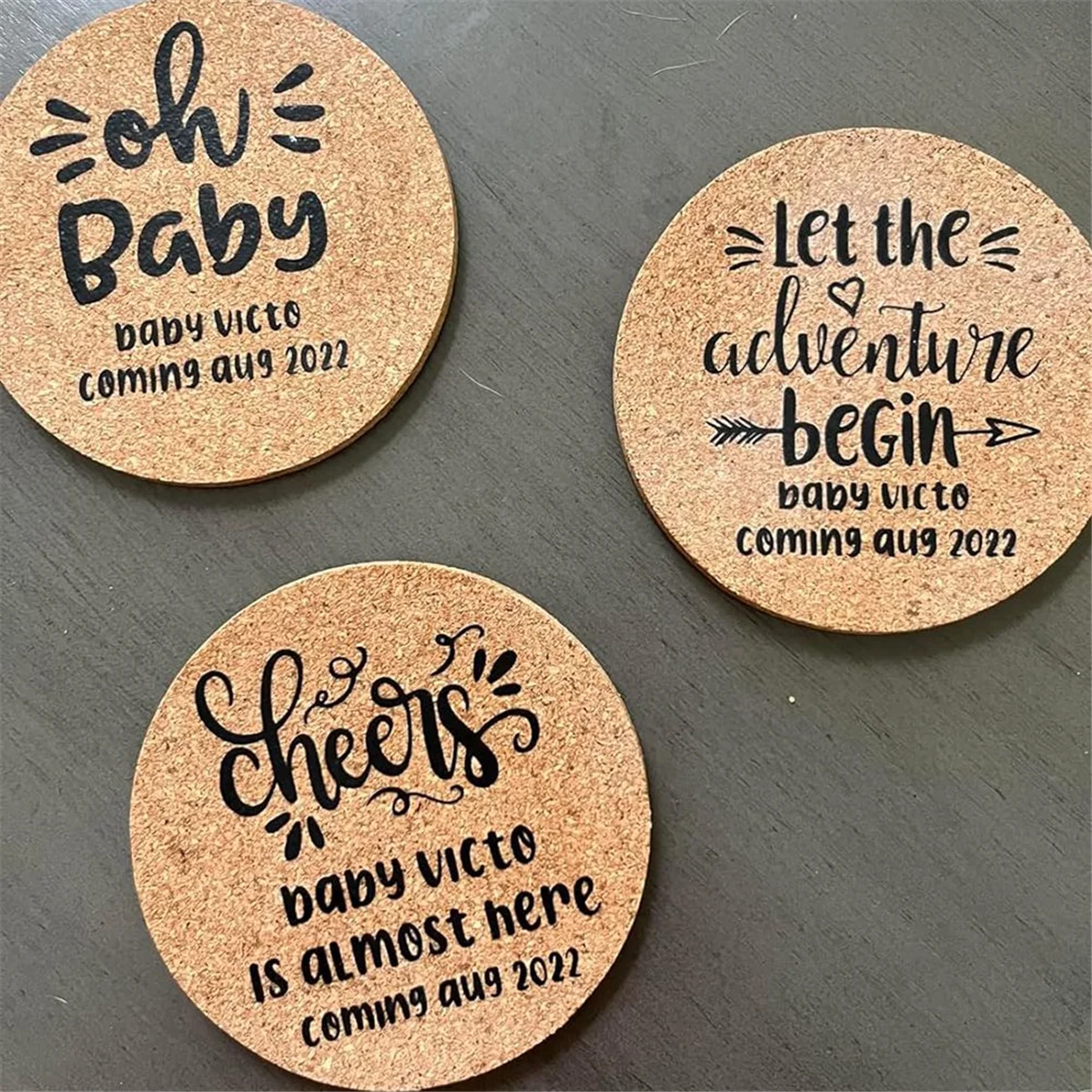 Cork Coasters Set of 50- 3.5In Round,Eco-Friendly Drink Pads for Home,Office,Bar,Perfect for Coffee Tables,Desks & More HOT