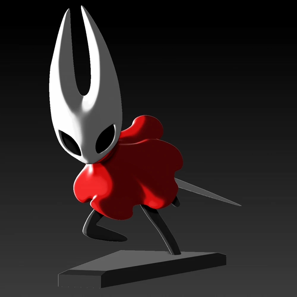 1/24 Hollow Knight Grey Resin Figurine Toy Unpainted GK Doll Unassembled 3D Print Assembly Miniature Reduction Statue Toy - Image 4